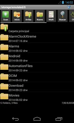 AndroZip File Manager android App screenshot 1